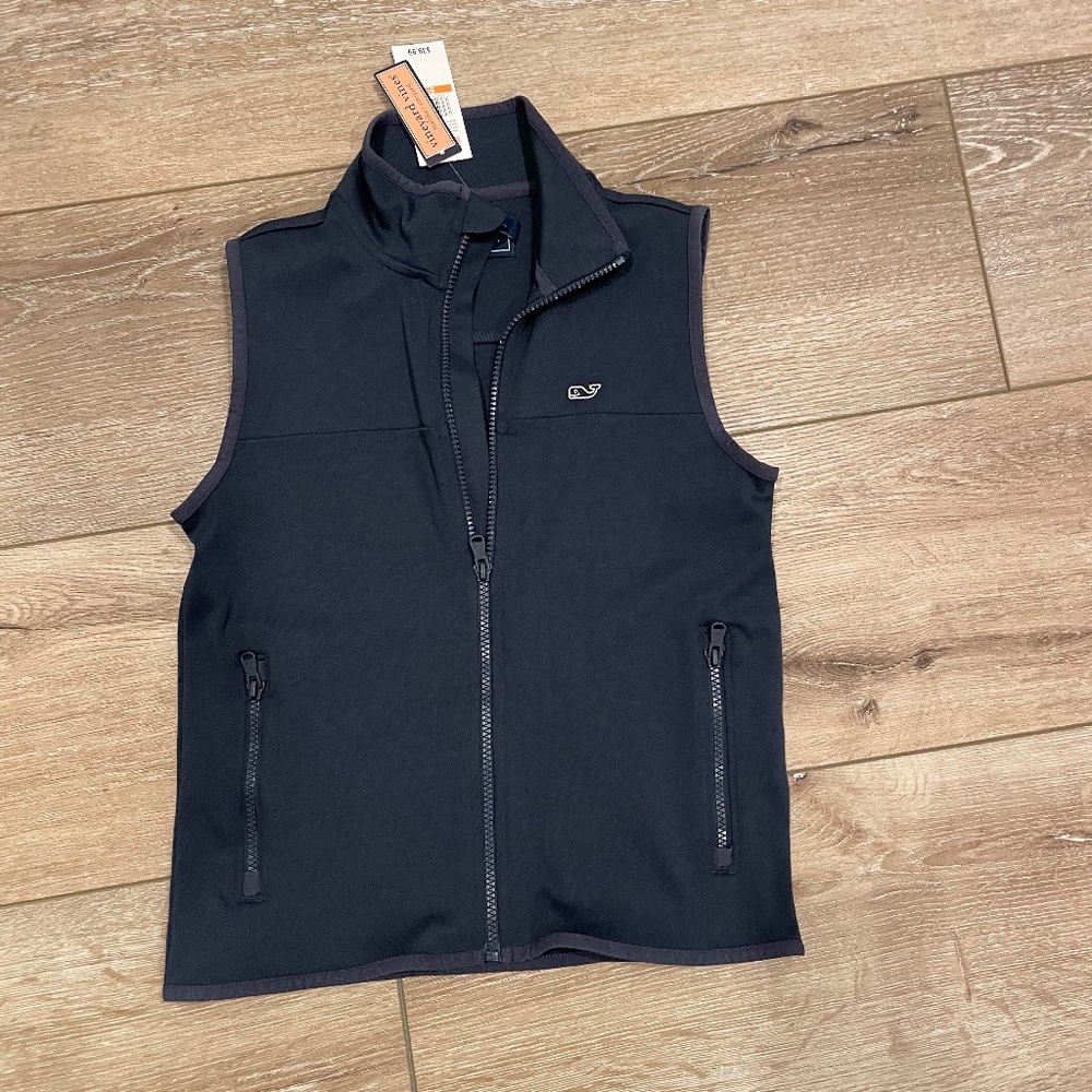 COPY - Boys Navy Blue Vineyard Vines Vest